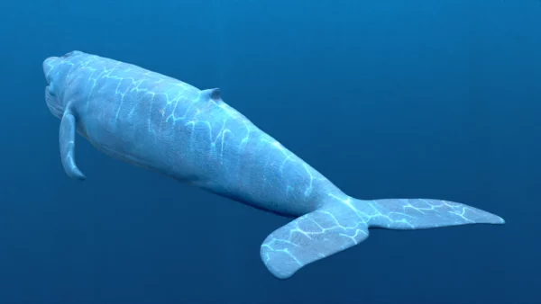 Blue Whale 3D Model Static For Blender 4.0 3D Model whale3ds.com